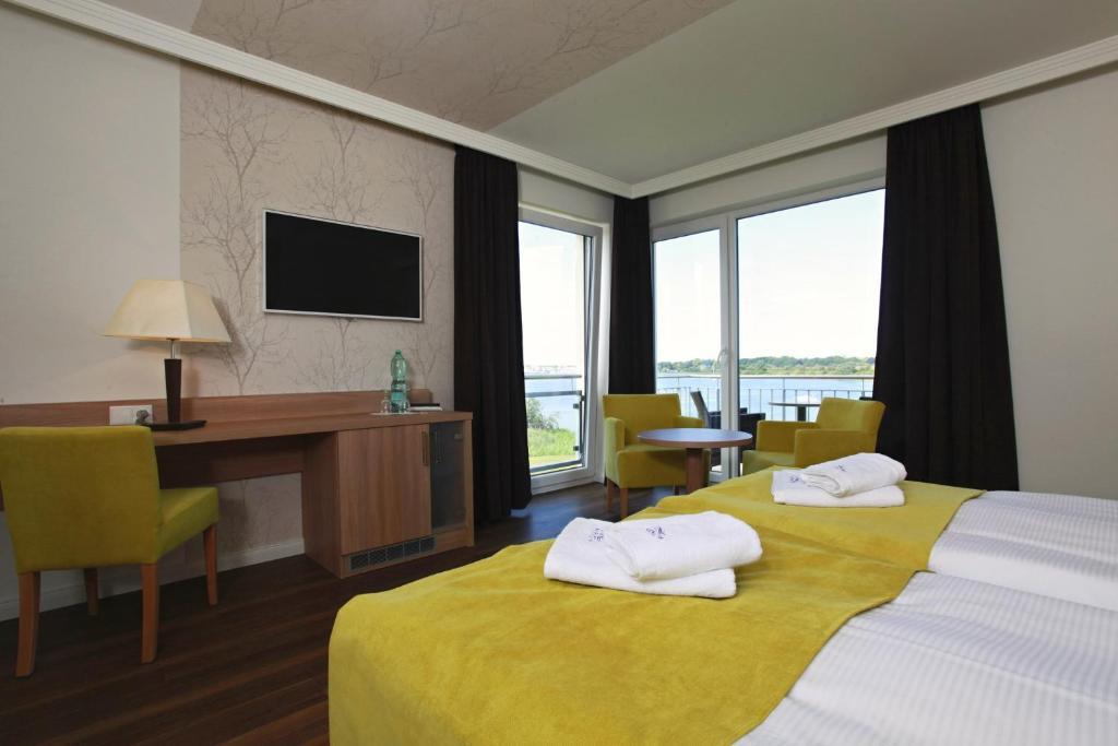 Hotel Warnow Rostock Quarto foto